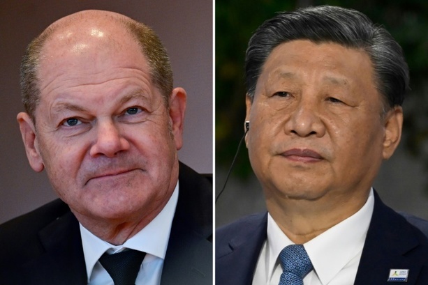 Bild vergrößern: Scholz bittet Chinas Präsident Xi um Einsatz für Kriegsende bei Putin