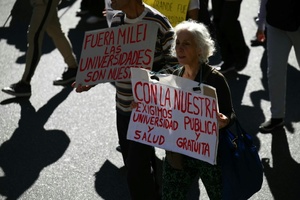 Studenten in Argentinien protestieren gegen Sparkurs von Prsident Milei