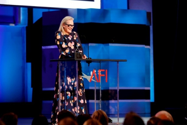 Bild vergrößern: US-Schauspielerin Meryl Streep erhält in Cannes Goldene Ehrenpalme