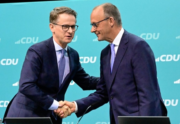 Bild vergrößern: Besser als Merz: CDU-Parteitag wählt Generalsekretär Linnemann mit 91,4 Prozent