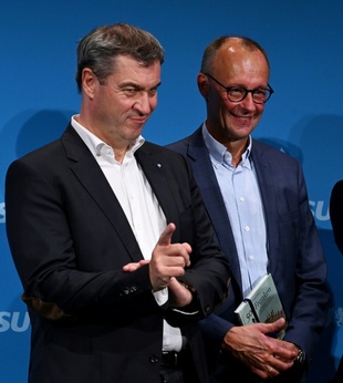 Bild vergrößern: Umfrage: Union hätte mit Kanzlerkandidat Söder die besten Chancen