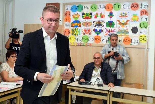Bild vergrößern: Rechtsruck in Nordmazedonien bei Parlaments- und Präsidentschaftswahlen