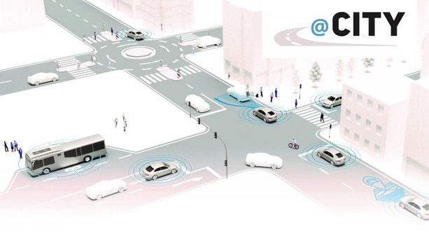 Bild vergrößern: Forschungsprojekt @City  - Herausforderung Stadtverkehr 