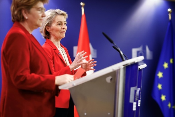 Bild vergrößern: Schweiz und EU nehmen Gespräche über engere Handelsbeziehungen wieder auf