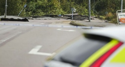 Fahrlässigkeit Ursache für Wegbruch von hundert Metern Straße in Schweden