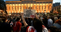 Erneut Protest in Georgien gegen Gesetz zu 