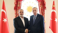 Erdogan ruft Palästinenser bei Treffen mit Hamas-Chef zur 