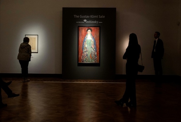 Bild vergrößern: Rekordpreis bei Auktion von lange verschollenem Klimt-Gemälde in Wien erwartet