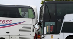 Deutsche und französische Schulkinder bei Busunfall in Frankreich verletzt