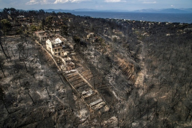 Bild vergrößern: Bewährungsstrafen für sechs Angeklagte nach verheerendem Waldbrand in Griechenland