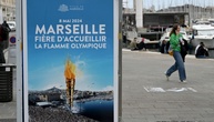 Olympisches Feuer trifft in Marseille ein