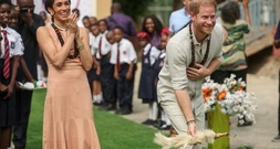 Prinz Harry und Meghan in Nigeria auf Werbetour für Invictus-Spiele