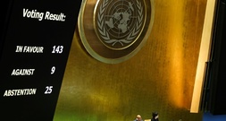 UN-Vollversammlung stimmt in symbolischer Abstimmung für Anerkennung Palästinas