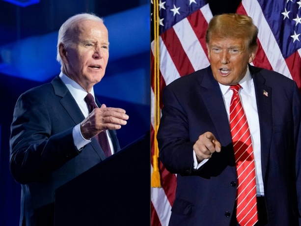Bild vergrößern: Biden und Trump einigen sich auf Regeln für erstes TV-Duell