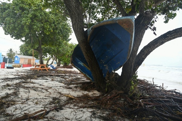 Bild vergrößern: Hurrikan der höchsten Kategorie wütet in der Karibik - Mindestens ein Toter