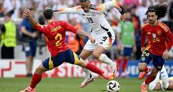 Aus für Deutschland bei Fußball-EM - Spanien weiter