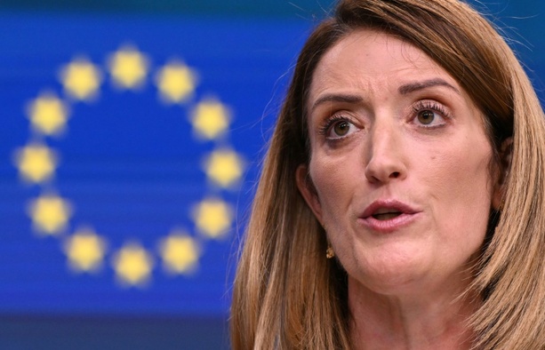 Bild vergrößern: EU-Parlament stimmt über Verlängerung für Präsidentin Metsola ab
