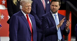 Mit Verband am Ohr: Trump mit Jubel bei Parteitag der US-Republikaner empfangen