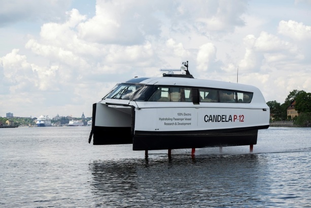 Bild vergrößern: Stockholm testet erstes fliegendes Boot für Fährbetrieb