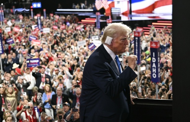 Bild vergrößern: Trump hält Rede zum Abschluss des Republikaner-Parteitags