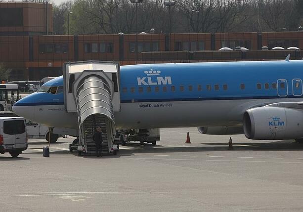 Bild vergrößern: KLM stellt wegen Computerstörung Flugbetrieb ein