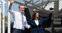 Als Biden-Ersatz gehandelter Gouverneur von Kalifornien unterstützt Harris