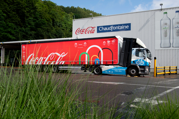 Bildergalerie: Toyota und Coca Cola testen Wasserstoff-Lkw