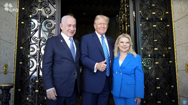 Bild vergrößern: Trump trifft Netanjahu und warnt vor drittem Weltkrieg bei Wahlniederlage