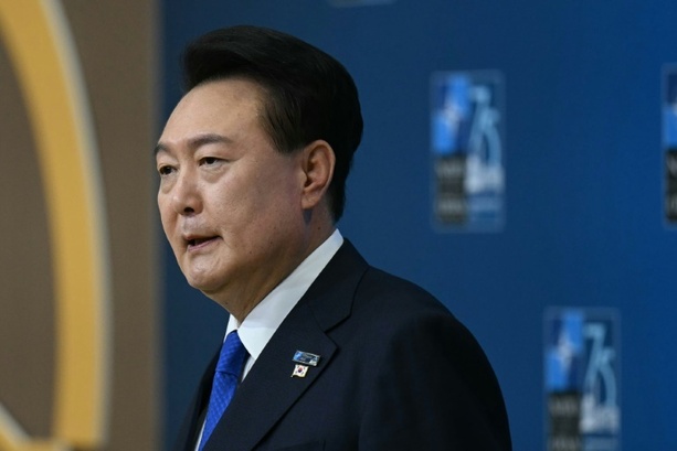 Bild vergrößern: Fauxpas bei Olympia-Eröffnungsfeier: IOC-Chef entschuldigt sich bei Südkoreas Präsident Yoon