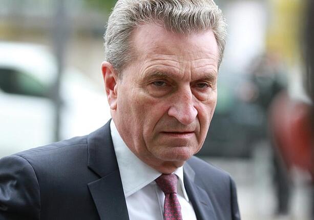 Bild vergr&ouml;&szlig;ern: Ex-EU-Kommissar Oettinger drängt auf Digitalsteuer