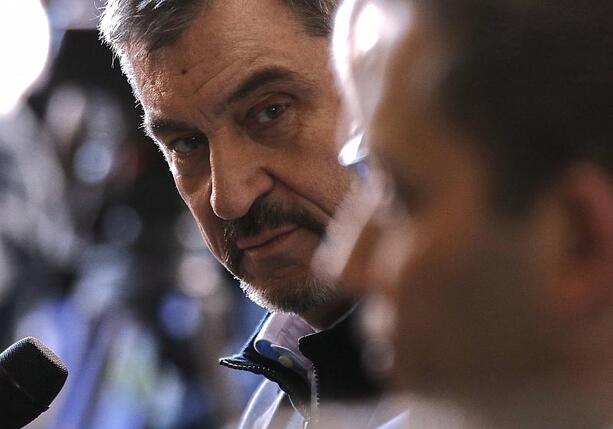 Bild vergrößern: Söder rechnet mit SPD-Zustimmung zum Koalitionsvertrag