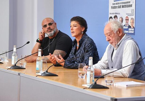 Bild vergrößern: Bündnis um Wagenknecht ruft zu Großdemo gegen Gaza-Krieg auf