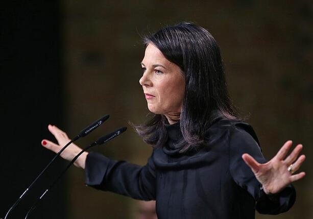 Bild vergrößern: Baerbock eröffnet UN-Generalversammlung mit Appell zur Kooperation