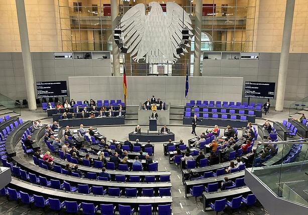 Bild vergrößern: Bundestag beschließt Haushalt für 2025