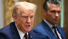 Trump und Pentagonchef Hegseth treffen US-Militärspitze