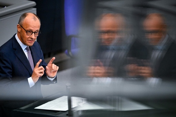 Bild vergrößern: Merz fordert militärische Stärkung Europas - EU muss Friedensmacht werden Bild vergrößern: Merz fordert militärische Stärkung Europas - EU muss Friedensmacht werden