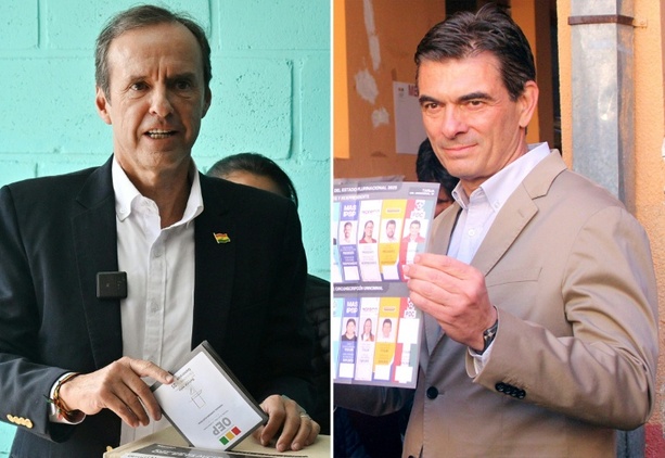 Bild vergrößern: Bolivien entscheidet in Stichwahl über neuen Präsidenten Bild vergrößern: Bolivien entscheidet in Stichwahl über neuen Präsidenten
