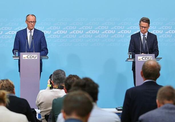 Bild vergrößern: Merz bekräftigt: AfD ist Hauptgegner der CDU Bild vergrößern: Merz bekräftigt: AfD ist Hauptgegner der CDU