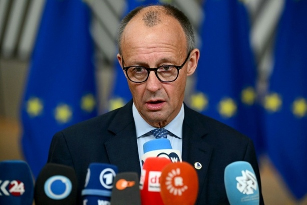 Bild vergrößern: Merz pocht bei EU-Gipfel auf Lösung im Handelsstreit mit China Bild vergrößern: Merz pocht bei EU-Gipfel auf Lösung im Handelsstreit mit China