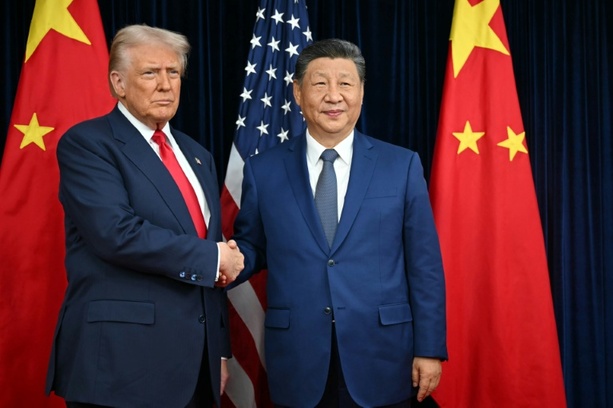 Bild vergrößern: Trump und Xi beginnen Treffen in Südkorea Bild vergrößern: Trump und Xi beginnen Treffen in Südkorea