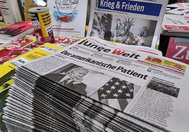 Bild vergrößern: Junge Welt interviewt Hamas-Vertreter