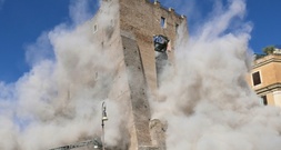 Turm aus dem Mittelalter in Rom eingestürzt: Vermutlich ein Arbeiter verschüttet