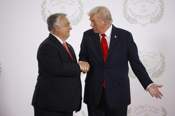 Bild vergrößern: Trump empfängt Ungarns Regierungschef Orban