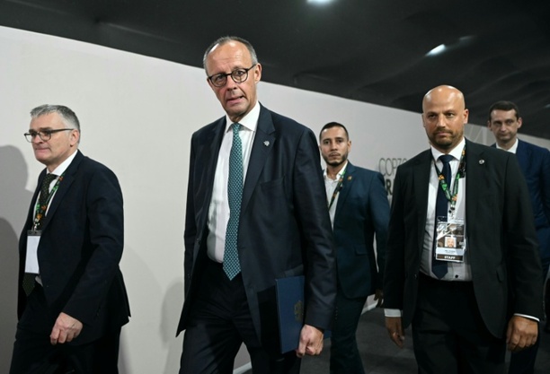 Bild vergrößern: Merz in Belém: Wirtschaft und Innovation sind Schlüssel beim Klimaschutz