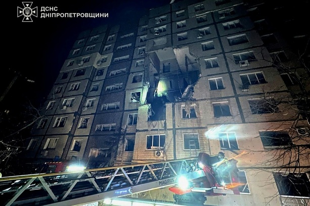 Bild vergrößern: Kiew meldet russische Angriffe auf ukrainische Energieinfrastruktur mit zwei Toten