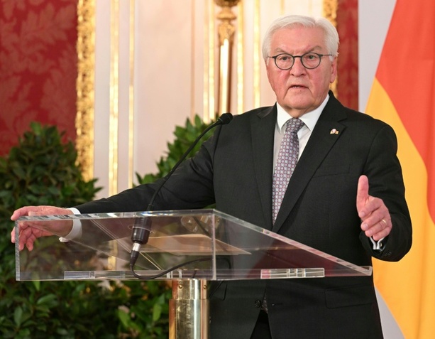 Bild vergrößern: Steinmeier hält Rede zu Gefahren für Demokratie