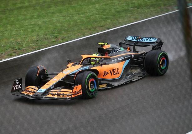 Bild vergrößern: Norris siegt in Brasilien - Verstappen kämpft sich aufs Podium