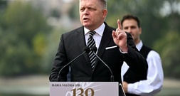 Kreide-Proteste gegen Regierung in der Slowakei