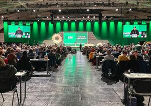 Grüne starten Parteitag in Hannover