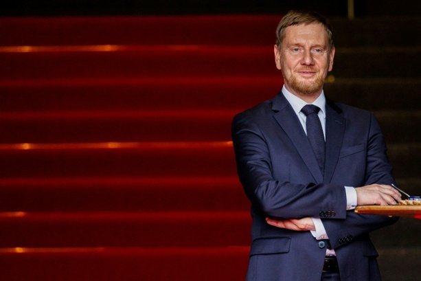 Bild vergrößern: Sachsen: Ministerpräsident Kretschmer bleibt CDU-Landeschef